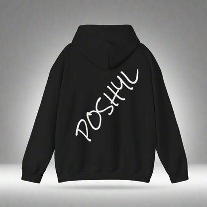 Noir Script Hoodie