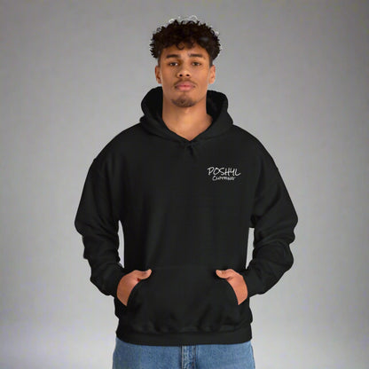 Noir Script Hoodie