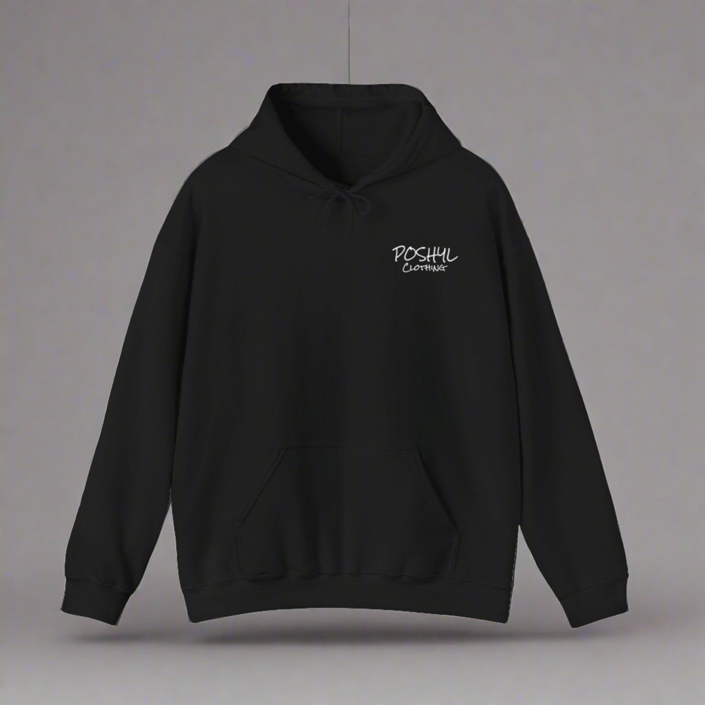 Noir Script Hoodie