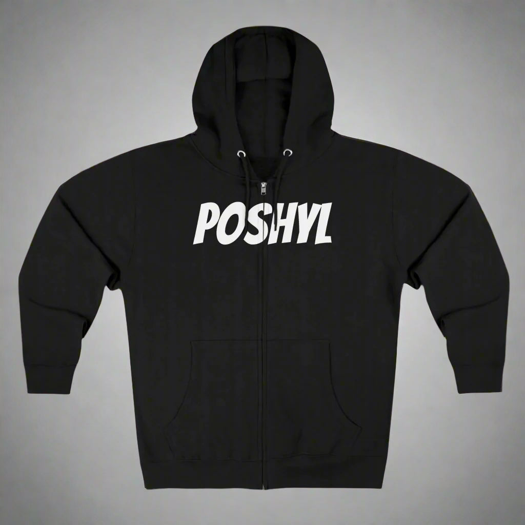Pripper Zip Hoodie - Black