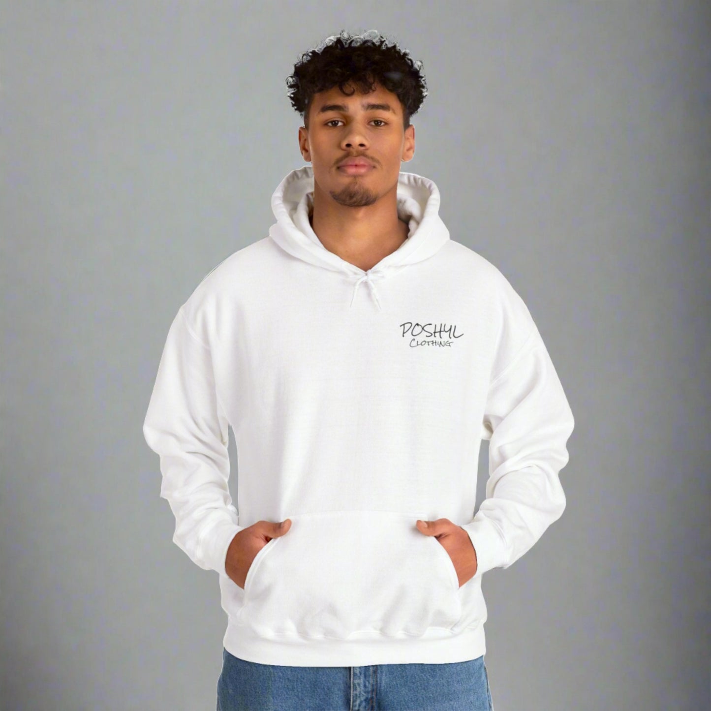 Noir Script Hoodie