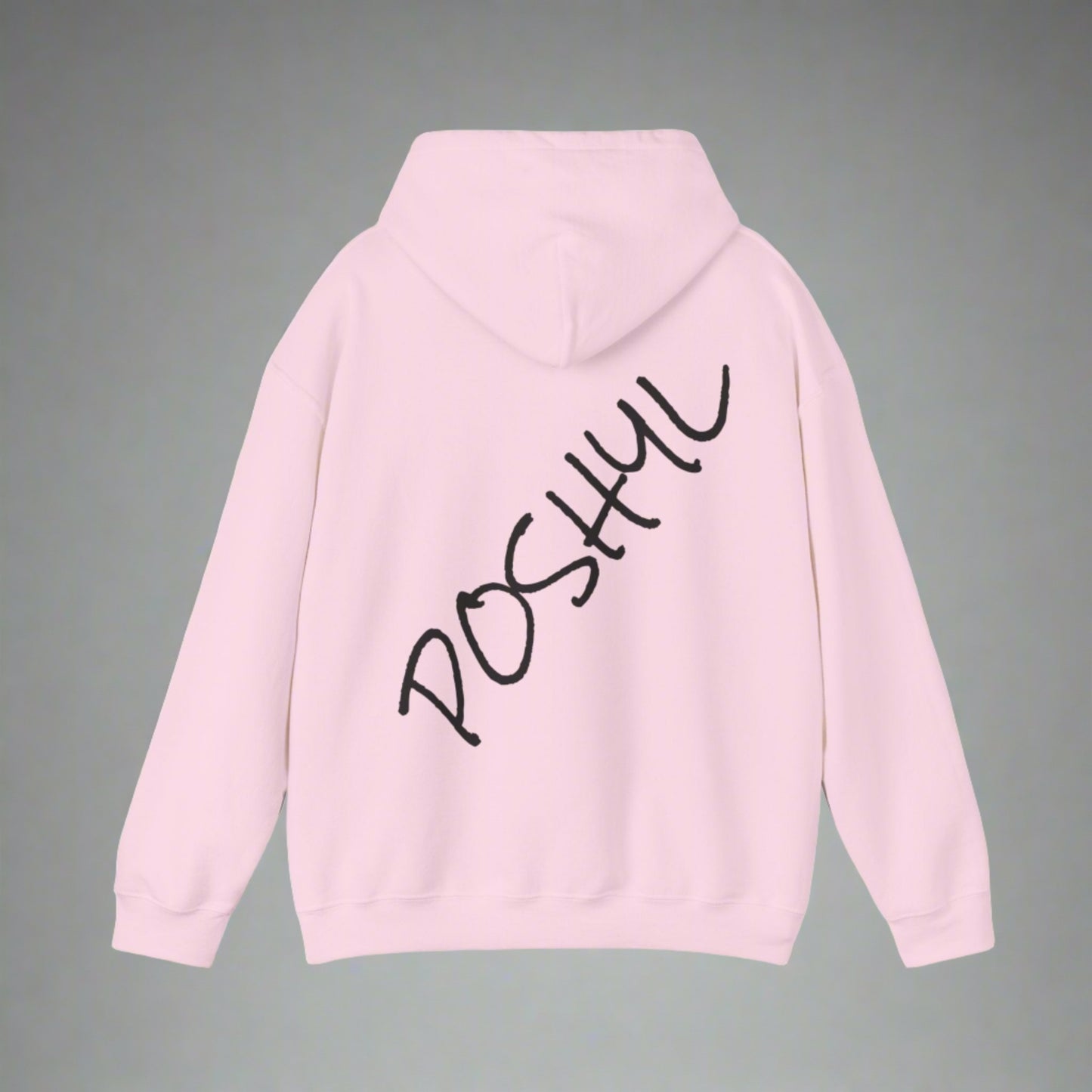 Noir Script Hoodie