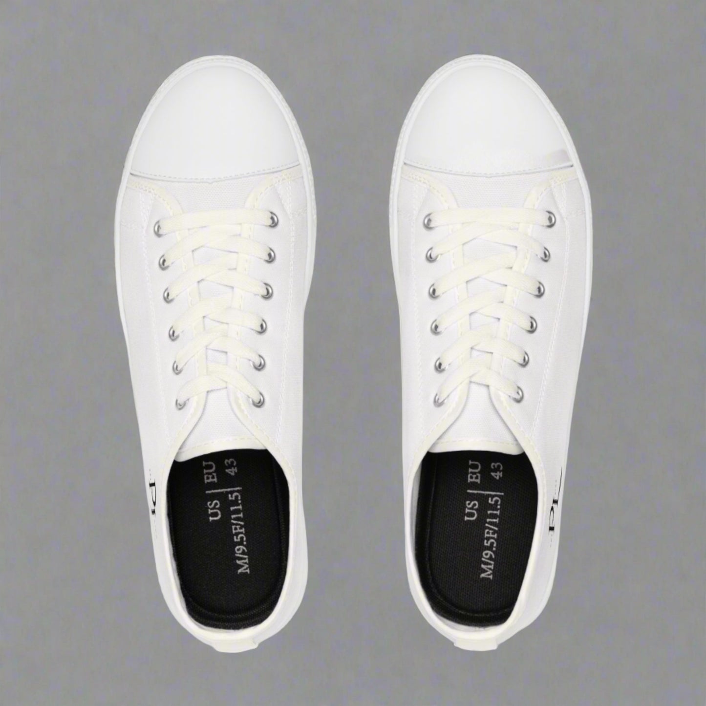 Urban Elegance Canvas Sneakers - White