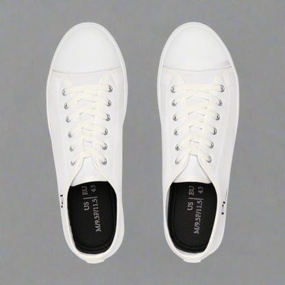 Urban Elegance Canvas Sneakers - White